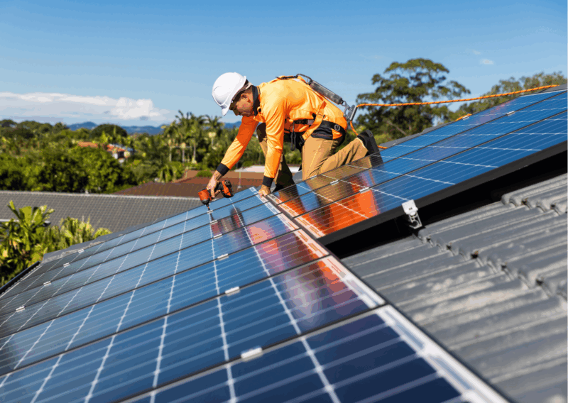 太陽光発電設置